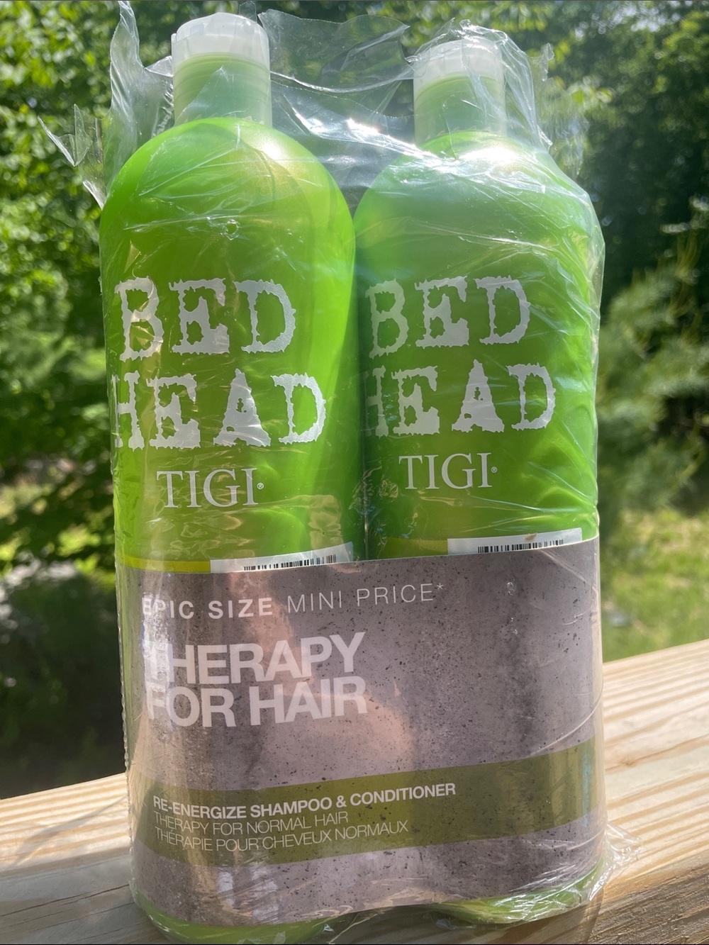 TIGI Bed Head Therapy For Hair Duo - Bright Green 25.36 oz each